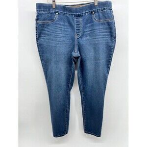 New Directions Women's SIze 14 Pull On Skinny Jegging Jeans
